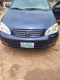 A picture of Distress alert Toyota Corolla first 2004 engine and gear untempered