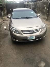 A picture of Toyota Corolla 2010 manual gear everything is working price 2