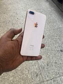 A picture of iphone8 plus gb 64 bypass lakin unatumia haina kipengele for