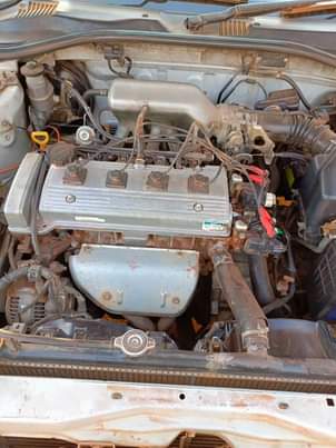 A picture of Primio old model iyo gari mpya Injin 7A petrol Gia
