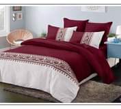 A picture of 4PIEACE COTTON DUVE COVERS AVAILABLE IN DIFFERENT COLORS PRICE AND