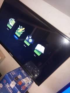 A picture of Few months used 32inch LED panatec TV for 250k at