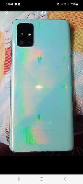 A picture of Samdung A71 210k