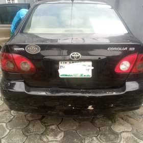 A picture of DIRECT 07 TOYOTA COROLLA BUY AND DRIVE PARTIAL FIRST BODY
