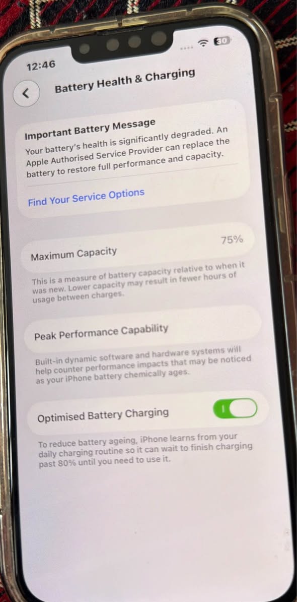 A picture of iPhone 13 256GB