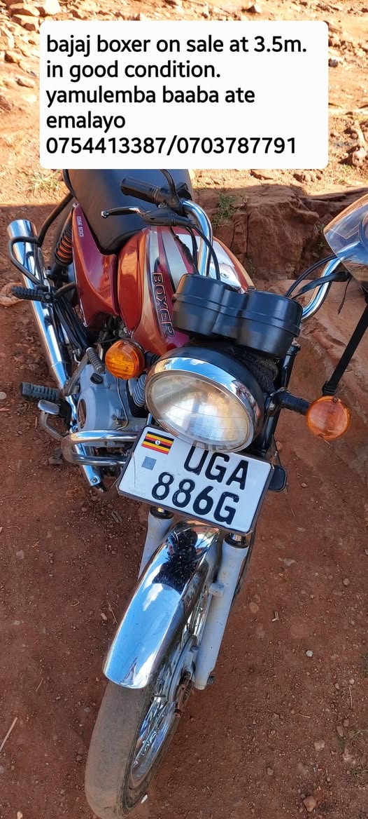 A picture of BAJAJ BOXER UGA 886 G 3 5m negotiable