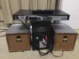 A picture of SONY 2.1 MINI HOME THEATRE AND SONY DVD.