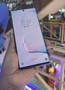 A picture of Samsung galaxy Note 10
