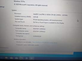 A picture of HP Notebook core i3 generation5