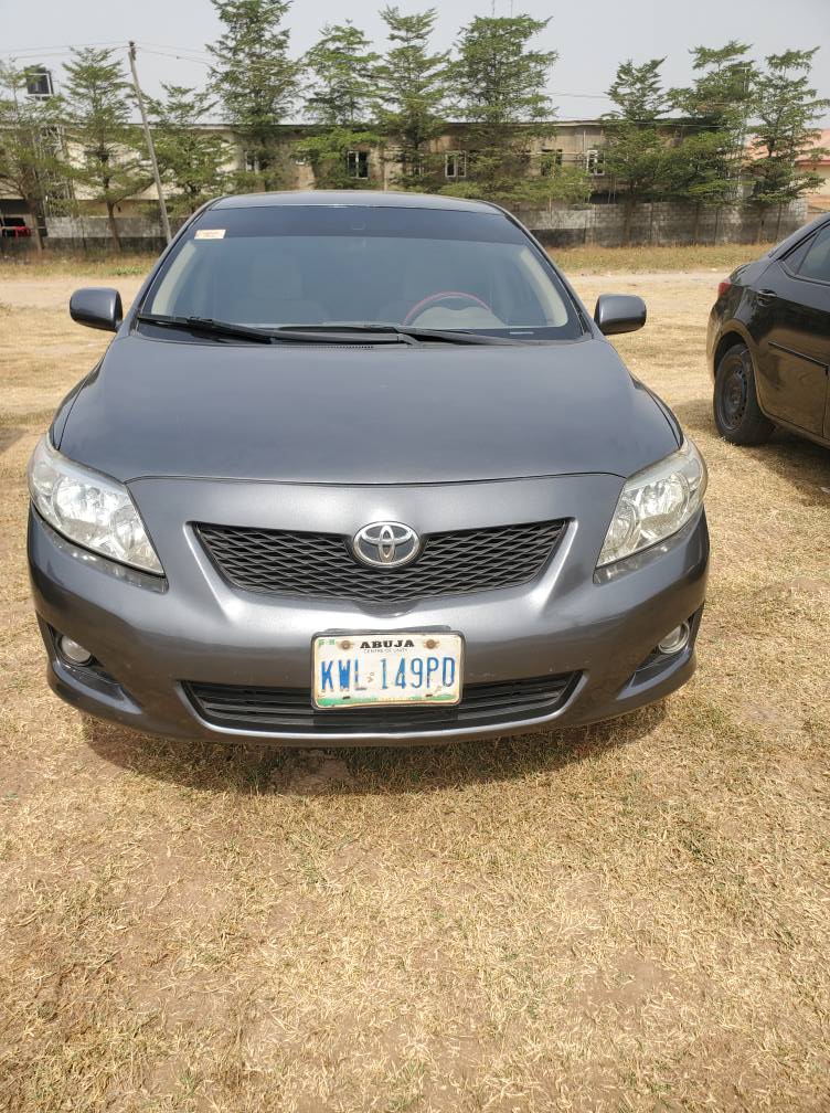 A picture of Toyota corolla 2009 in good condition nothing to fix just