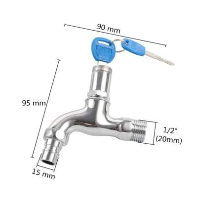 A picture of BT Lockable Stainless Steel Tap with Key