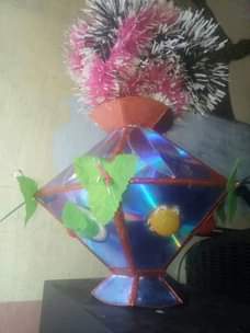 A picture of CD flowers