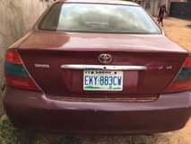 A picture of registered Toyota Camry LE 2003 model is available for sale