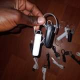 A picture of Bluetooth small earphones