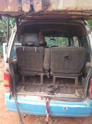 A picture of Shuttle bus for sale 700k the Engine is having metal