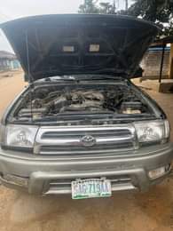 A picture of TOYOTA 4RUNNER JEEP. VERY CLEAN FIRST BODY AND NEAT INTERIOR.