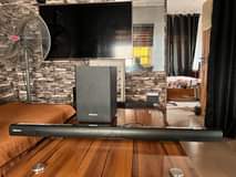 A picture of Hisense Soundbar with Wireless Subwoofer