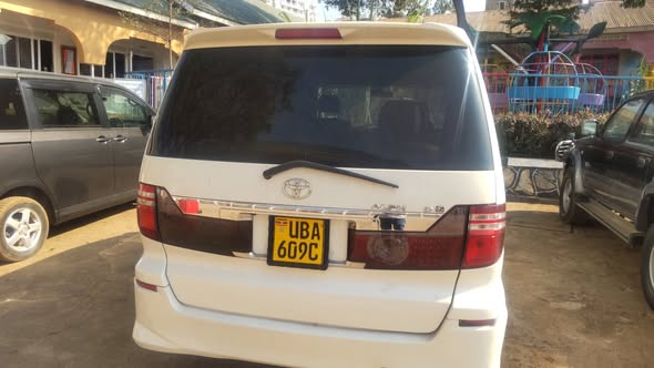 A picture of Toyota alphard on sale at 13m only contact me on