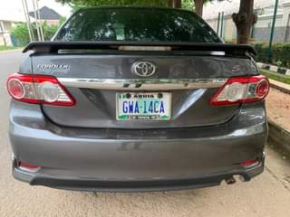 A picture of Toyota Corolla 2012