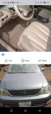A picture of Toyota Avalon Buy and drive Location world bank owerri Price