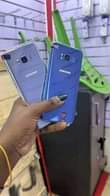 A picture of iPhone Samsung infinix Tecno used and new phone
