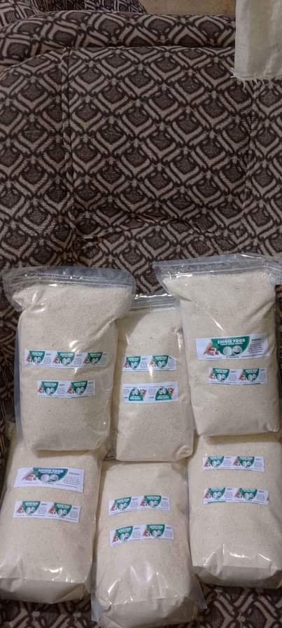 A picture of Ehigie Refined well dried and crunchy Sour Garri