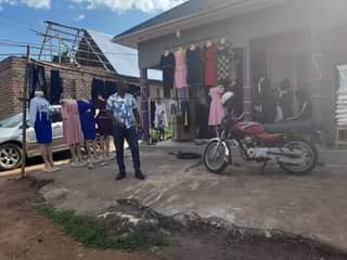 A picture of Matugga kigoogwa town shops on quick sale