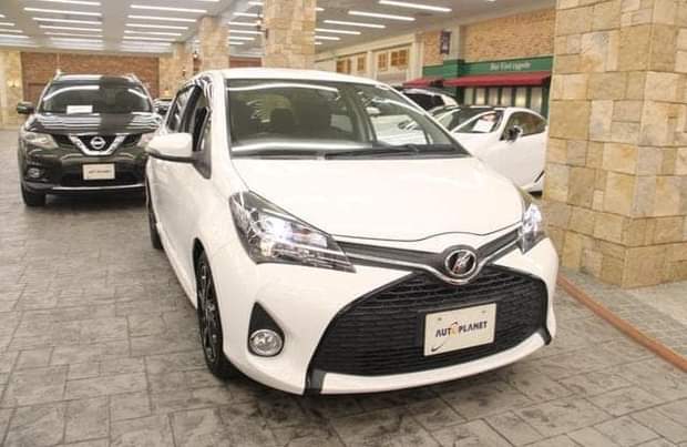 A picture of Toyota vitz 2015