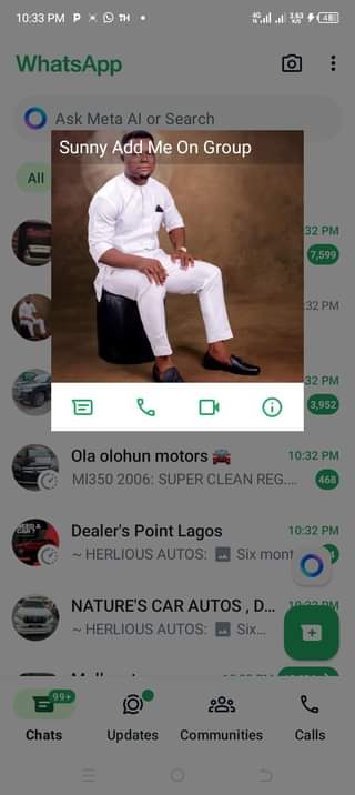 A picture of registered Toyota Matrix