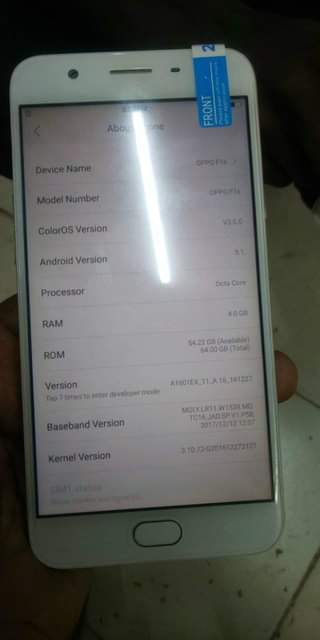 A picture of Oppo f1