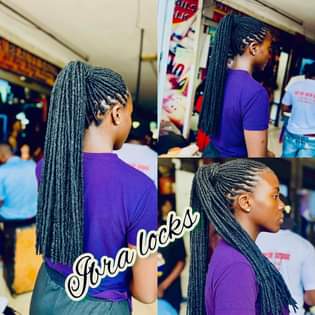 A picture of Soft artificial extensions dreadlocks