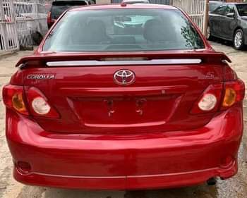 A picture of TOKUNBO Toyota Corolla YEAR MODEL 2010 TRANSMISSION Automatic CONDITION Buy