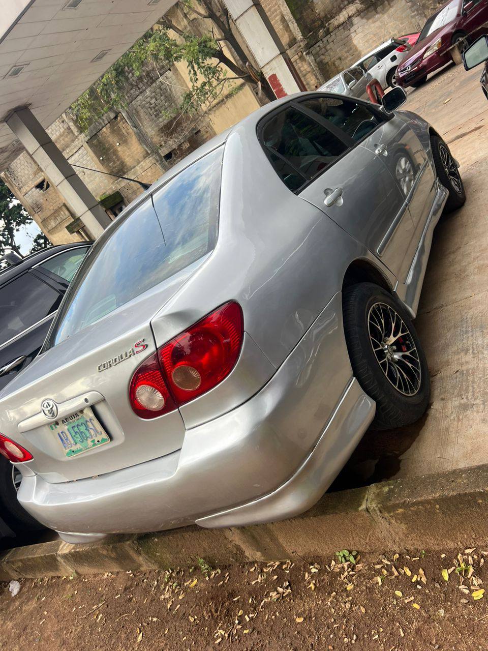 A picture of Super sharp Toyota Corolla sport edition 2006 mode painted on