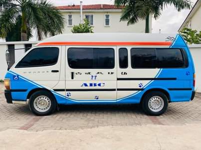 A picture of Toyota hiace