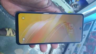 A picture of Infinix smart 8 with 64gb 300k storage 4gb ram on