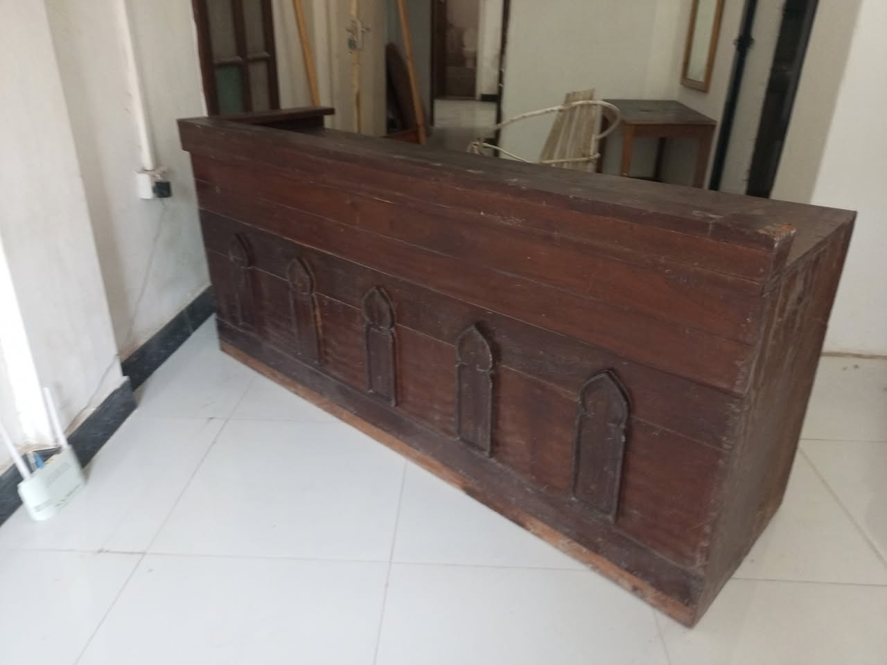 A picture of Stylish Wood Counter Table