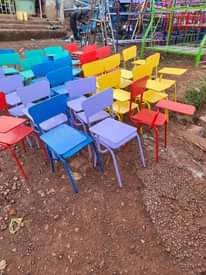 A picture of Restaurants chairs counter chairs school chairs and desks all available