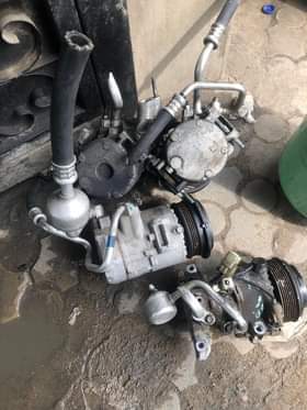 A picture of Inbox me for your car A C compressor WhatsApp or