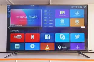 A picture of 43 Solstar Frameless Smart Android TV Designed in Singapore