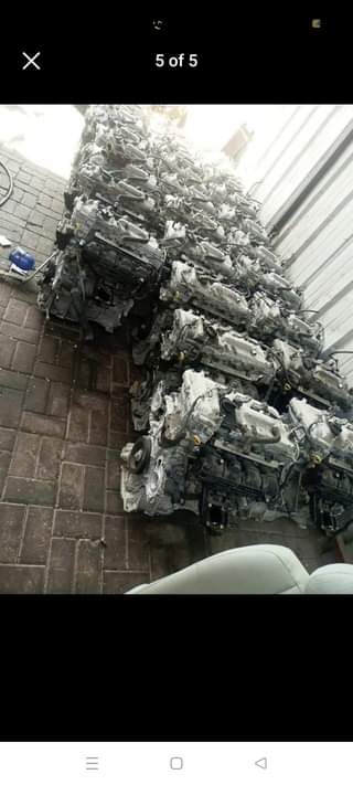 A picture of Car spare parts good condition engine gearbox axel with reasonable