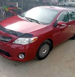 A picture of Toyota Corolla 2012 First flash on the body sweet interior