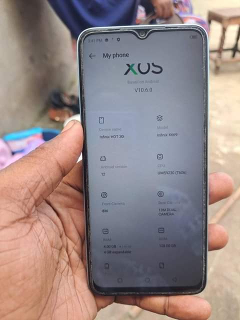 A picture of infinix Hot30i
