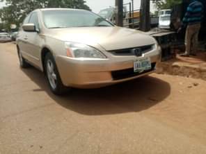 A picture of Clean used Honda accord eod 2004 model with duty Location
