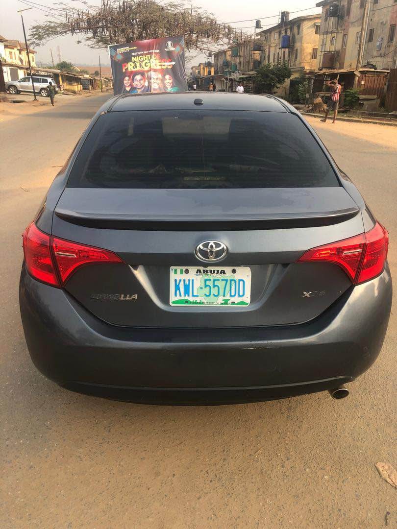 A picture of Four months register 018 Toyota Corolla thumbstart