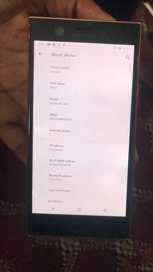 A picture of Sony Xperia XZ1