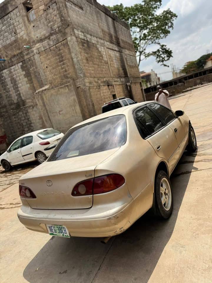 A picture of Faded First body Toyota Corolla small but mighty just for