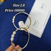 A picture of Silver bangles
