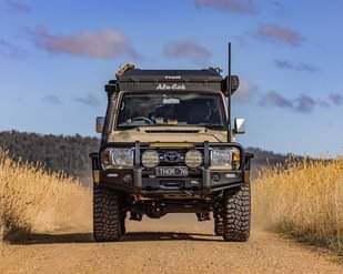 A picture of Bull Bar Bumper to suit Land cruiser 76 7 8