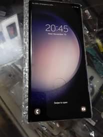 A picture of Samsung Galaxy S23 ultra 512GB and 12RAM Dual sim open