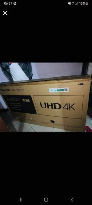 A picture of Hisense smart tv frameless